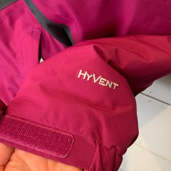 The North Face Kids' Magenta and grey Puffer Jacket size 14/16 large EUC snow - Picture 5 of 14